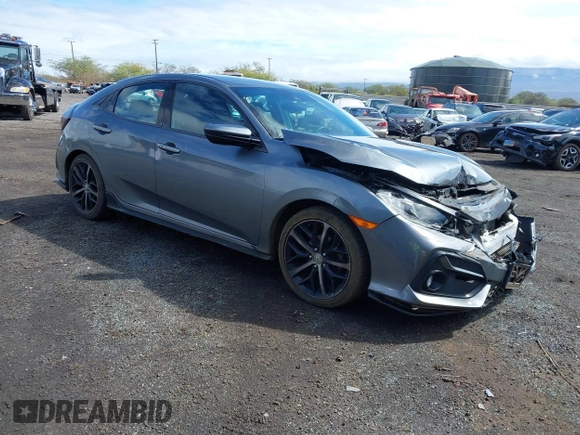 2021 Honda Civic Sport with VIN SHHFK7H40MU222581, listed as a IAAI auction lot 41451121 with 28,372 mi miles and . Bid and sale history available at DreamBid. Image 1.