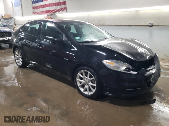 2013 Dodge Dart SXT with VIN 1C3CDFBA1DD109922, listed as a Copart auction lot 81813874 with 108,117 mi miles and Salvage Title. Bid and sale history available at carsss.com. Image 4.