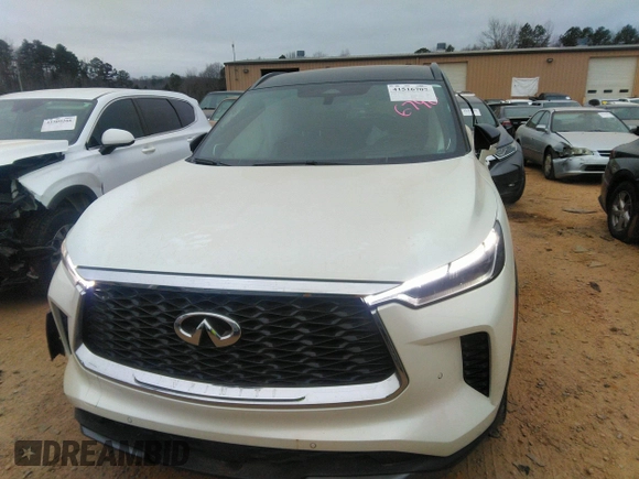 2023 Infiniti QX60 Autograph z VIN 5N1DL1HU8PC376746, wystawiony jako IAAI lot #41516707 z przebiegiem 36 547 mil mil oraz . Historia ofert i sprzedaży dostępna na DreamBid. Obrazek 13.