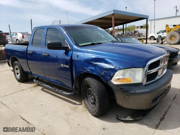 2009 Dodge Ram 1500 ST with VIN 1D3HB18K19S812263, listed as a Copart auction lot 46184743 with 271,771 mi miles and Clean Title. Bid and sale history available at carsss.com. Image 4.