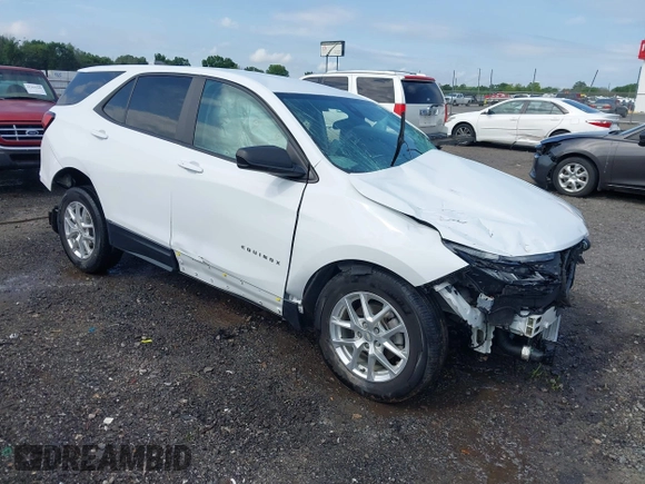 2022 Chevrolet Equinox LS with VIN 3GNAXHEV4NS155080, listed as a IAAI auction lot 42370518 with Not provided miles and . Bid and sale history available at DreamBid. Image 1.