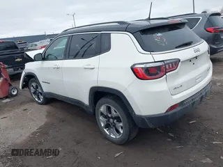 2020 Jeep Compass Limited with VIN 3C4NJDCB8LT209405, listed as a IAAI auction lot 38675190 with 53,381 mi miles and . Bid and sale history available at DreamBid. Image 3.