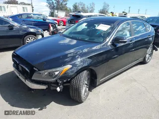 2018 Genesis G80 3.8L with VIN KMHGN4JE3JU225567, listed as a IAAI auction lot 41945232 with 74,953 mi miles. Bid and sale history available at carsss.com. Image 2.
