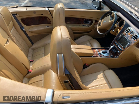 2007 Bentley Continental GT with VIN SCBDR33W17C043914, listed as a Copart auction lot 55409955 with 67,117 mi miles and Clean Title. Bid and sale history available at DreamBid. Image 5.