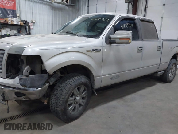 2010 Ford F-150 XL with VIN 1FTFW1EV1AFB24487, listed as a IAAI auction lot 41829704 with 516,121 mi miles. Bid and sale history available at carsss.com. Image 22.