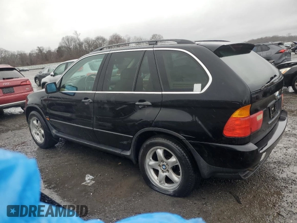 2001 BMW X5 4.4i with VIN WBAFB33581LH25620, listed as a Copart auction lot 84334934 with 0 mi miles and Clean Title. Bid and sale history available at carsss.com. Image 2.