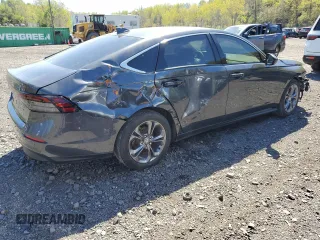 2024 Honda Accord EX с VIN 1HGCY1F38RA041501, выставлен на аукционе Copart как лот 55021725 с пробегом 19 251 миль миль и Списание • Salvage title. История ставок и продаж доступна на DreamBid. Изображение 3.