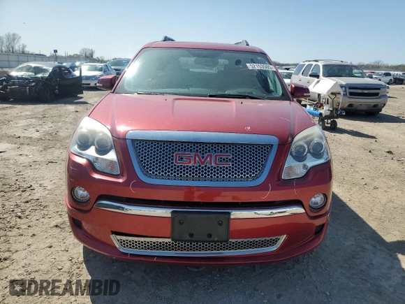 2012 GMC Acadia Denali with VIN 1GKKVTED5CJ191442, listed as a Copart auction lot 52153505 with 136,854 mi miles and Salvage title. Bid and sale history available at DreamBid. Image 5.