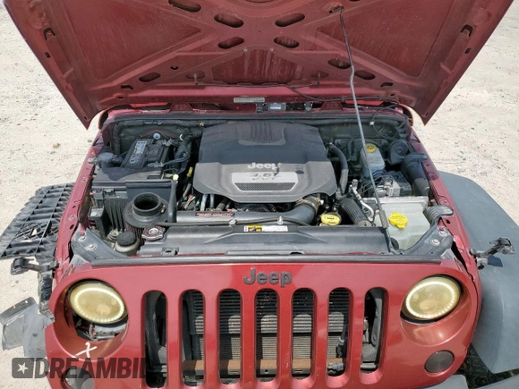 2013 Jeep Wrangler Unlimited Sport z VIN 1C4BJWDGXDL606491, wystawiony jako Copart lot #56065425 z przebiegiem 168 709 mil mil oraz Szkoda całkowita • Salvage title. Historia ofert i sprzedaży dostępna na DreamBid. Obrazek 12.