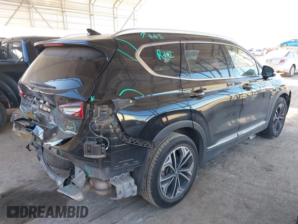 2019 Hyundai Santa Fe Ultimate with VIN 5NMS53AA3KH039879, listed as a IAAI auction lot 41223704 with 71,169 mi miles. Bid and sale history available at carsss.com. Image 4.