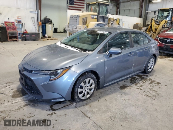 2020 Toyota Corolla LE with VIN 5YFEPRAE0LP039889, listed as a Copart auction lot 45727415 with 85,371 mi miles and Salvage Title. Bid and sale history available at carsss.com. Image 1.