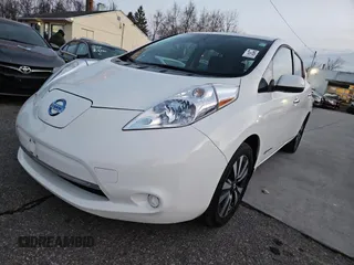 2016 Nissan LEAF S with VIN 1N4BZ0CP9GC305731, listed as a Copart auction lot 85334424 with 55,522 mi miles and Clean Title. Bid and sale history available at carsss.com. Image 2.