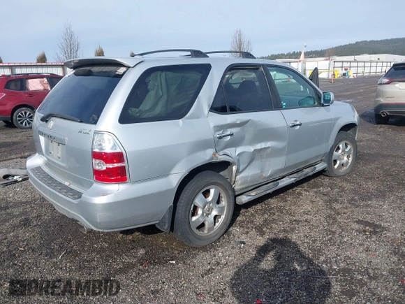 2006 Acura MDX with VIN 2HNYD18216H525330, listed as a IAAI auction lot 41637522 with 221,104 mi miles. Bid and sale history available at carsss.com. Image 4.