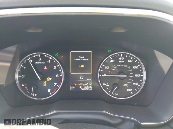 2021 Subaru Outback Limited XT with VIN 4S4BTGNDXM3186330, listed as a IAAI auction lot 41968103 with 57,095 mi miles and . Bid and sale history available at DreamBid. Image 7.