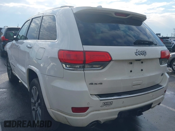 2017 Jeep Grand Cherokee Overland with VIN 1C4RJFCG3HC804190, listed as a IAAI auction lot 41010723 with 98,768 mi miles. Bid and sale history available at carsss.com. Image 3.