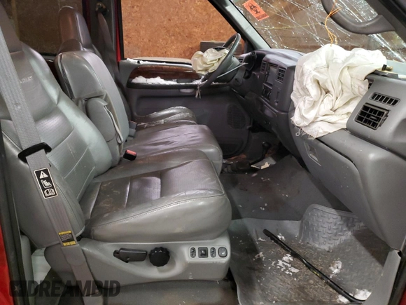 2002 Ford F-350 XL with VIN 1FTSW30F82ED32741, listed as a Copart auction lot 88498095 with Not Provided miles and Salvage Title. Bid and sale history available at DreamBid. Image 7.