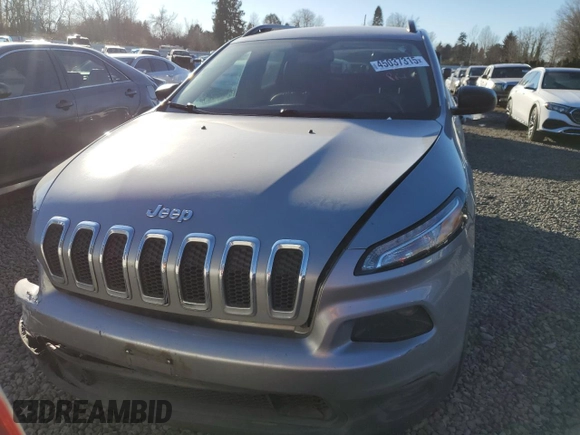 2016 Jeep Cherokee Sport with VIN 1C4PJMAS4GW232918, listed as a Copart auction lot 45037315 with 43,891 mi miles and Salvage title. Bid and sale history available at DreamBid. Image 5.