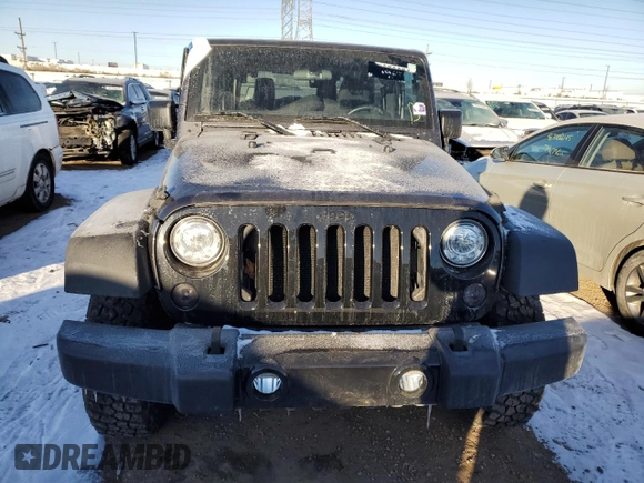 2017 Jeep Wrangler Willys Wheeler with VIN 1C4AJWAG2HL638213, listed as a Copart auction lot 88121675 with 62,760 mi miles and Salvage Title. Bid and sale history available at DreamBid. Image 5.