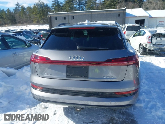 2021 Audi e-tron Premium Plus with VIN WA1LAAGE1MB015242, listed as a IAAI auction lot 41596316 with 32,768 mi miles and . Bid and sale history available at DreamBid. Image 17.