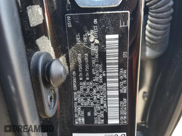 2019 Lexus GX 460 z VIN JTJBM7FX7K5238506, wystawiony jako Copart lot #43565195 z przebiegiem 79 742 mil mil oraz Szkody całkowita. Historia ofert i sprzedaży dostępna na DreamBid. Obrazek 13.