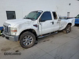2008 Ford Super Duty F-250 SRW XL with VIN 1FTSX21R48EB80790, listed as a Copart auction lot 85696424 with 181,098 mi miles and Salvage Title. Bid and sale history available at carsss.com. Image 1.