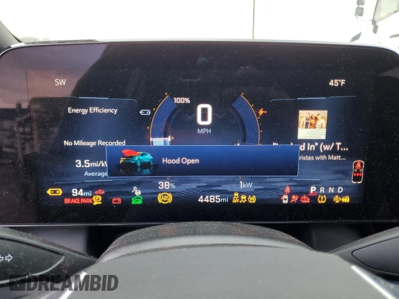 2024 Chevrolet Equinox EV LT with VIN 3GN7DLRP3RS275900, listed as a Copart auction lot 46963625 with 4,485 mi miles and Salvage Title. Bid and sale history available at DreamBid. Image 9.