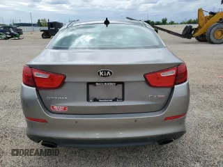 2015 Kia Optima EX with VIN 5XXGN4A75FG456554, listed as a Copart auction lot 58704005 with 114,146 mi miles and Salvage title. Bid and sale history available at DreamBid. Image 6.