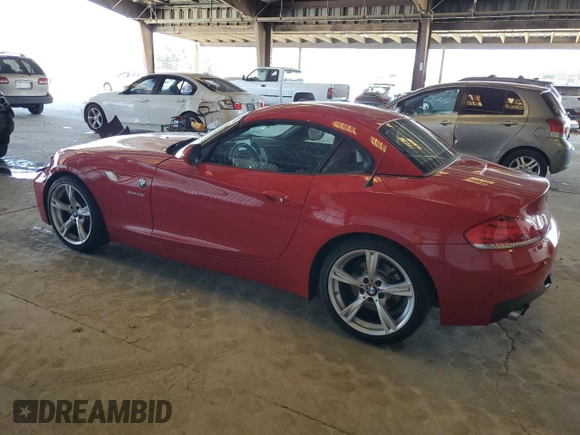 2012 BMW Z4 sDrive28i with VIN WBALL5C53CJ103546, listed as a Copart auction lot 62363535 with 60,626 mi miles and Clean title. Bid and sale history available at DreamBid. Image 2.
