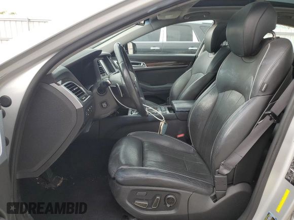 2015 Hyundai Genesis 3.8L with VIN KMHGN4JE8FU094076, listed as a Copart auction lot 70965694 with 90,767 mi miles and Clean Title. Bid and sale history available at carsss.com. Image 7.
