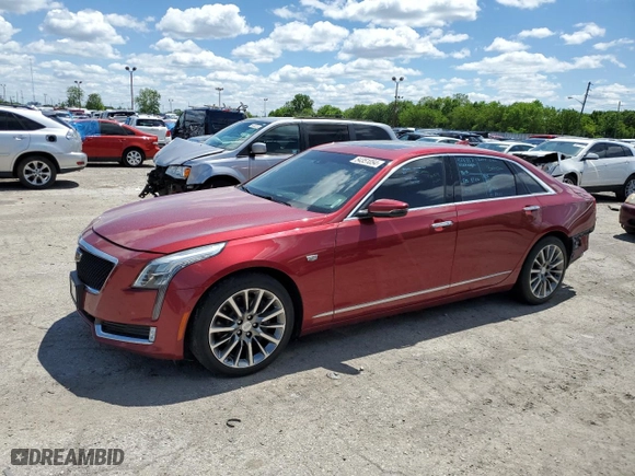 2018 Cadillac CT6 Luxury AWD with VIN 1G6KD5RS9JU133240, listed as a Copart auction lot 54351054 with 99,247 mi miles and Salvage Title. Bid and sale history available at carsss.com. Image 1.