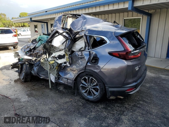 2020 Honda CR-V EX with VIN 7FARW1H51LE027987, listed as a Copart auction lot 86110364 with 0 mi miles and Non Repairable. Bid and sale history available at carsss.com. Image 2.