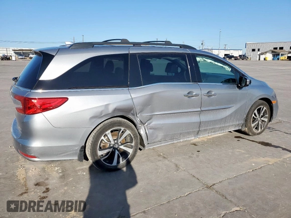 2020 Honda Odyssey Elite with VIN 5FNRL6H9XLB000033, listed as a Copart auction lot 49408535 with 65,962 mi miles and Salvage Title. Bid and sale history available at DreamBid. Image 3.