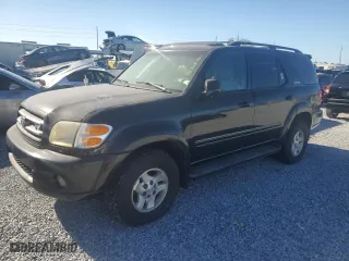 2001 Toyota Sequoia Limited with VIN 5TDBT48A71S030762, listed as a Copart auction lot 48326725 with 141,140 mi miles and Clean Title. Bid and sale history available at carsss.com. Image 1.