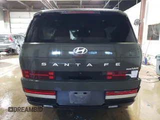 2024 Hyundai Santa Fe Hybrid Limited with VIN 5NMP3DG11RH010867, listed as a Copart auction lot 46503485 with 15,297 mi miles and Salvage Title. Bid and sale history available at carsss.com. Image 6.