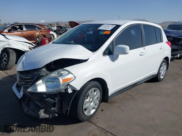 2010 Nissan Versa 1.8 S with VIN 3N1BC1CP0AL389129, listed as a IAAI auction lot 41745625 with 115,854 mi miles. Bid and sale history available at carsss.com. Image 18.