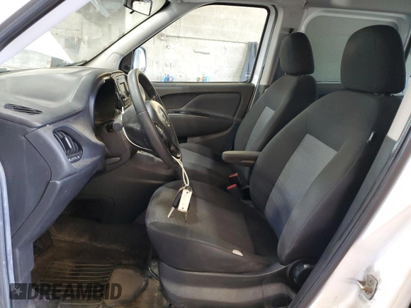 2015 Ram ProMaster City Cargo Tradesman with VIN ZFBERFAT3F6A79568, listed as a Copart auction lot 57285115 with 250,168 mi miles and Clean Title. Bid and sale history available at DreamBid. Image 7.