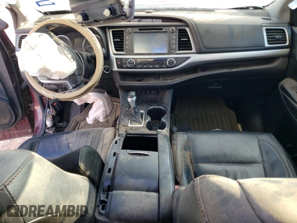 2018 Toyota Highlander SE with VIN 5TDKZRFH9JS251520, listed as a Copart auction lot 80555354 with Not provided miles and Salvage title. Bid and sale history available at DreamBid. Image 8.