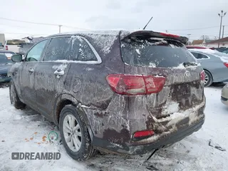 2019 Kia Sorento LX V6 with VIN 5XYPGDA5XKG569320, listed as a IAAI auction lot 41299982 with 115,407 mi miles. Bid and sale history available at carsss.com. Image 3.