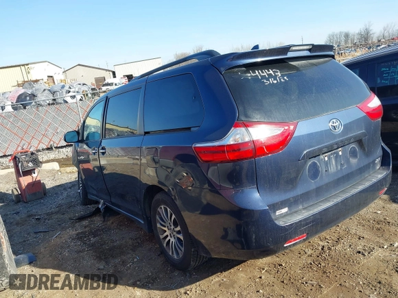 2018 Toyota Sienna XLE Auto Access Seat with VIN 5TDYZ3DC5JS934443, listed as a IAAI auction lot 41780089 with 74,363 mi miles and . Bid and sale history available at DreamBid. Image 3.