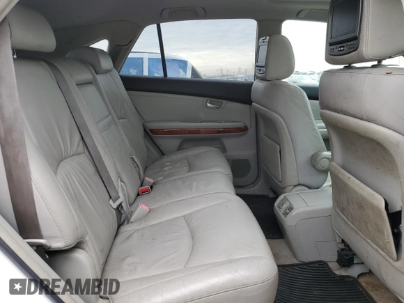 2006 Lexus RX 400h with VIN JTJHW31U760017663, listed as a Copart auction lot 58239885 with 195,120 mi miles and Salvage title. Bid and sale history available at DreamBid. Image 10.