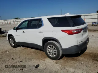 2018 Chevrolet Traverse LS with VIN 1GNERFKW2JJ217312, listed as a Copart auction lot 51320755 with 61,160 mi miles and Salvage Title. Bid and sale history available at DreamBid. Image 2.