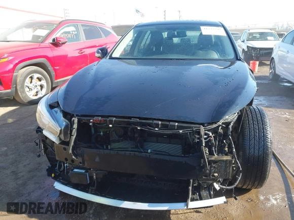 2023 Infiniti Q50 Luxe with VIN JN1EV7BR3PM542405, listed as a IAAI auction lot 41737342 with 12,353 mi miles and . Bid and sale history available at DreamBid. Image 13.