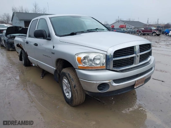2006 Dodge Ram 1500 SLT with VIN 1D7HU18206S577665, listed as a IAAI auction lot 41677291 with 216,441 mi miles. Bid and sale history available at carsss.com. Image 1.