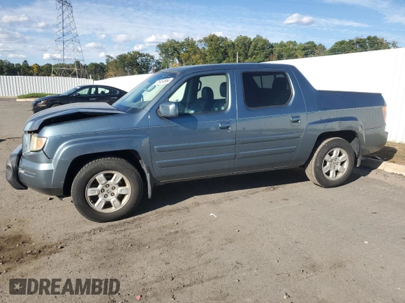 2007 Honda Ridgeline RTL w/Leather with VIN 2HJYK16587H522060, listed as a Copart auction lot 75454964 with 185,332 mi miles and Clean Title. Bid and sale history available at carsss.com. Image 1.