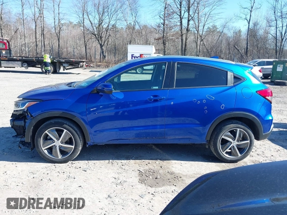 2021 Honda HR-V EX with VIN 3CZRU6H56MM733617, listed as a IAAI auction lot 41793211 with 53,327 mi miles. Bid and sale history available at carsss.com. Image 14.