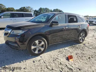 2015 Acura MDX with VIN 5FRYD3H27FB003212, listed as a Copart auction lot 76573844 with 128,249 mi miles and Salvage Title. Bid and sale history available at carsss.com. Image 1.