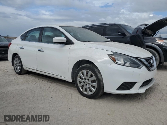 2018 Nissan Sentra S with VIN 3N1AB7AP0JY319301, listed as a Copart auction lot 55420045 with 35,761 mi miles and Salvage Title. Bid and sale history available at DreamBid. Image 4.
