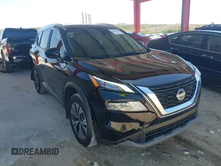 2023 Nissan Rogue SV with VIN 5N1BT3BB1PC740015, listed as a IAAI auction lot 42006699 with 43,722 mi miles. Bid and sale history available at carsss.com. Image 1.