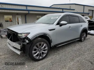 2024 Mazda CX-90 3.3 Turbo Premium with VIN JM3KKDHD7R1109586, listed as a Copart auction lot 46906865 with 28,501 mi miles and Salvage Title. Bid and sale history available at carsss.com. Image 1.