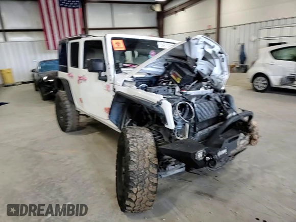 2016 Jeep Wrangler Unlimited Freedom with VIN 1C4BJWDG9GL199557, listed as a Copart auction lot 59421835 with 171,838 mi miles and Salvage title. Bid and sale history available at DreamBid. Image 14.